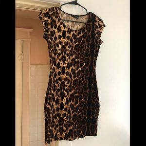 Cheetah Print Dress.